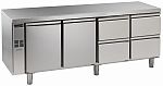 Nordcap Kühltisch, 4 Abteile CLO 4-7031 APL-AK